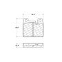 CENTRIC PARTS 102.02870 C-Tek Semi-Metallic Brake Pads with Shims