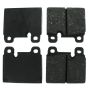 CENTRIC PARTS 102.02870 C-Tek Semi-Metallic Brake Pads with Shims
