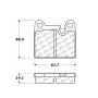 CENTRIC PARTS 102.02880 C-Tek Semi-Metallic Brake Pads with Shims