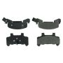 CENTRIC PARTS 102.02890 C-Tek Semi-Metallic Brake Pads with Shims