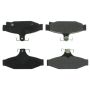 CENTRIC PARTS 102.02950 C-Tek Semi-Metallic Brake Pads with Shims