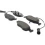 CENTRIC PARTS 102.02980 C-Tek Semi-Metallic Brake Pads with Shims