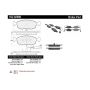 CENTRIC PARTS 102.02980 C-Tek Semi-Metallic Brake Pads with Shims