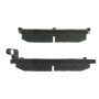 CENTRIC PARTS 102.03090 C-Tek Semi-Metallic Brake Pads with Shims