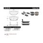 CENTRIC PARTS 102.03140 C-Tek Semi-Metallic Brake Pads with Shims