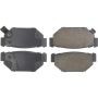 CENTRIC PARTS 102.03140 C-Tek Semi-Metallic Brake Pads with Shims