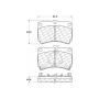 CENTRIC PARTS 102.03190 C-Tek Semi-Metallic Brake Pads with Shims