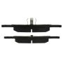 CENTRIC PARTS 102.03220 C-Tek Semi-Metallic Brake Pads with Shims