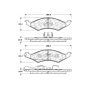 CENTRIC PARTS 102.03240 C-Tek Semi-Metallic Brake Pads with Shims