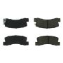 CENTRIC PARTS 102.03250 C-Tek Semi-Metallic Brake Pads with Shims