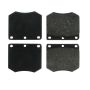CENTRIC PARTS 102.03300 C-Tek Semi-Metallic Brake Pads with Shims