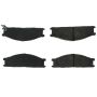 CENTRIC PARTS 102.03330 C-Tek Semi-Metallic Brake Pads with Shims