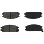 CENTRIC PARTS 102.03340 C-Tek Semi-Metallic Brake Pads with Shims