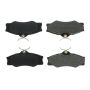 CENTRIC PARTS 102.03380 C-Tek Semi-Metallic Brake Pads with Shims