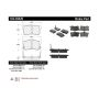 CENTRIC PARTS 102.03420 C-Tek Semi-Metallic Brake Pads with Shims