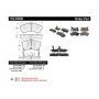 CENTRIC PARTS 102.03480 C-Tek Semi-Metallic Brake Pads with Shims