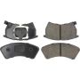 CENTRIC PARTS 102.03480 C-Tek Semi-Metallic Brake Pads with Shims