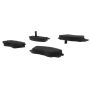 CENTRIC PARTS 102.03490 C-Tek Semi-Metallic Brake Pads with Shims