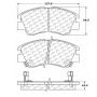 CENTRIC PARTS 102.03490 C-Tek Semi-Metallic Brake Pads with Shims