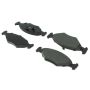 CENTRIC PARTS 102.03501 C-Tek Semi-Metallic Brake Pads with Shims