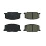 CENTRIC PARTS 102.03560 C-Tek Semi-Metallic Brake Pads with Shims