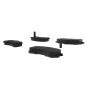 CENTRIC PARTS 102.03570 C-Tek Semi-Metallic Brake Pads with Shims
