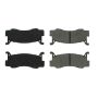 CENTRIC PARTS 102.03660 C-Tek Semi-Metallic Brake Pads with Shims
