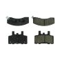CENTRIC PARTS 102.03700 C-Tek Semi-Metallic Brake Pads with Shims