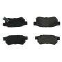 CENTRIC PARTS 102.03740 C-Tek Semi-Metallic Brake Pads with Shims