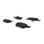 CENTRIC PARTS 102.03810 C-Tek Semi-Metallic Brake Pads with Shims