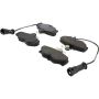 CENTRIC PARTS 102.03820 C-Tek Semi-Metallic Brake Pads with Shims