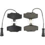 CENTRIC PARTS 102.03820 C-Tek Semi-Metallic Brake Pads with Shims