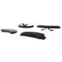 CENTRIC PARTS 102.03870 C-Tek Semi-Metallic Brake Pads with Shims