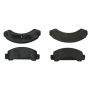 CENTRIC PARTS 102.03870 C-Tek Semi-Metallic Brake Pads with Shims