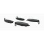 CENTRIC PARTS 102.03970 C-Tek Semi-Metallic Brake Pads with Shims