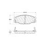CENTRIC PARTS 102.03970 C-Tek Semi-Metallic Brake Pads with Shims