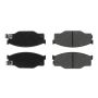 CENTRIC PARTS 102.03970 C-Tek Semi-Metallic Brake Pads with Shims