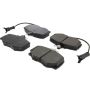 CENTRIC PARTS 102.04071 C-Tek Semi-Metallic Brake Pads with Shims