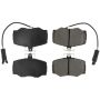 CENTRIC PARTS 102.04071 C-Tek Semi-Metallic Brake Pads with Shims