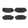 CENTRIC PARTS 102.04090 C-Tek Semi-Metallic Brake Pads with Shims