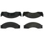 CENTRIC PARTS 102.04110 C-Tek Semi-Metallic Brake Pads with Shims