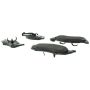 CENTRIC PARTS 102.04170 C-Tek Semi-Metallic Brake Pads with Shims