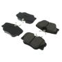 CENTRIC PARTS 102.04230 C-Tek Semi-Metallic Brake Pads with Shims