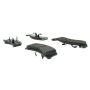 CENTRIC PARTS 102.04310 C-Tek Semi-Metallic Brake Pads with Shims