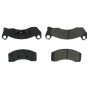 CENTRIC PARTS 102.04310 C-Tek Semi-Metallic Brake Pads with Shims