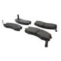 CENTRIC PARTS 102.04370 C-Tek Semi-Metallic Brake Pads with Shims