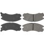 CENTRIC PARTS 102.04370 C-Tek Semi-Metallic Brake Pads with Shims