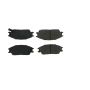 CENTRIC PARTS 102.04400 C-Tek Semi-Metallic Brake Pads with Shims