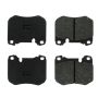 CENTRIC PARTS 102.04430 C-Tek Semi-Metallic Brake Pads with Shims