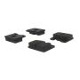 CENTRIC PARTS 102.04450 C-Tek Semi-Metallic Brake Pads with Shims
